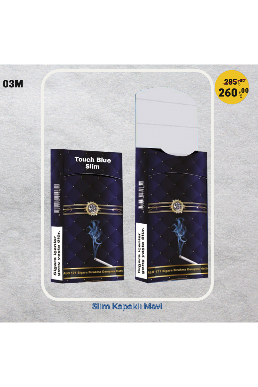 Slim Kapaklı Mavi Slim Kapaklı Mavi